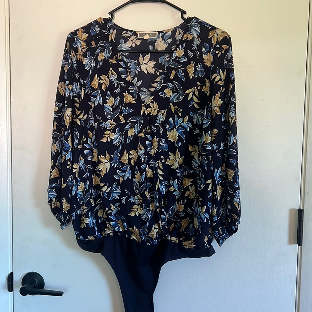 Floral Top (bodysuit style)